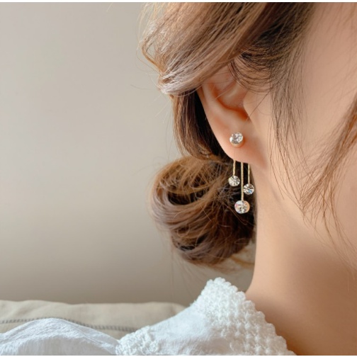 Anting Korea Earrings Perak/Emas Cabang / Bunga / Jumbai / Berlian Murah Giwang Anting Tindik Perhiasan/ANTING KOREA PREMIUM /ANTING KARAKTER TINDIKAN HELIX TRAGUS/ ANTING MEWAH/ ANTING KOREA/ ANTING SIMPLE