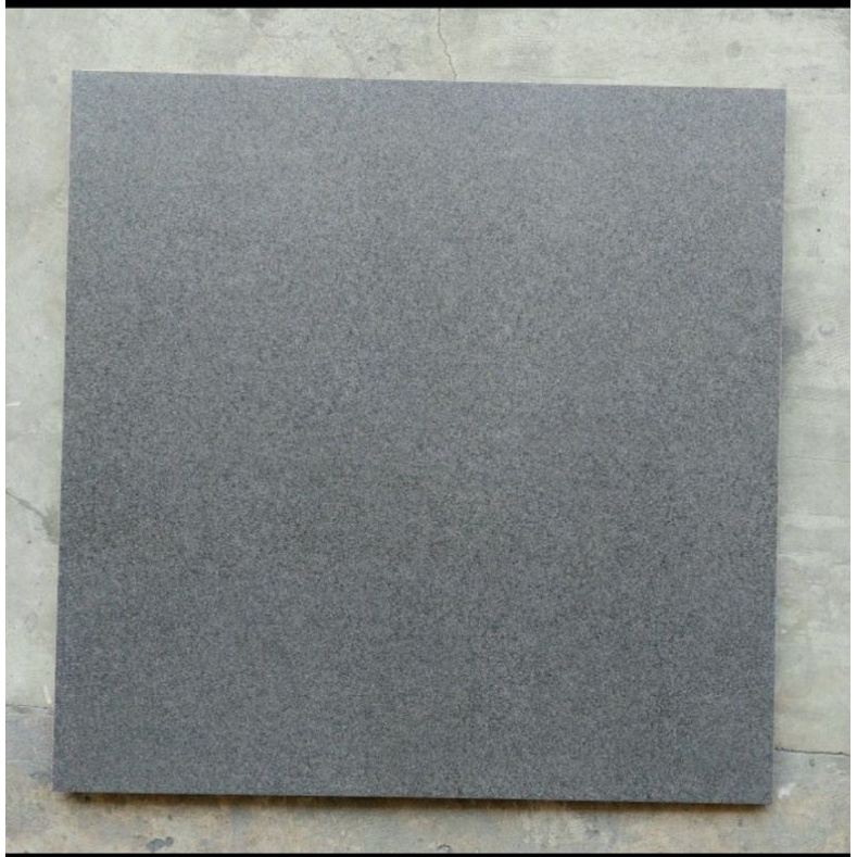 GRANIT KASAR MURAH KIA POTENZA BLACK QUARTZ STONE MATT 60X60