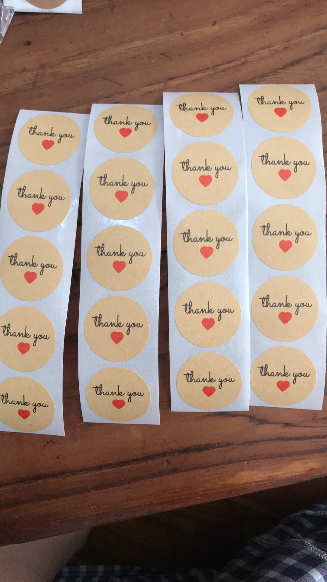 Stiker Sticker Thank You Segel Kemasan Baking Tools Decoration Packaging Kue Seal Sealer Kraft