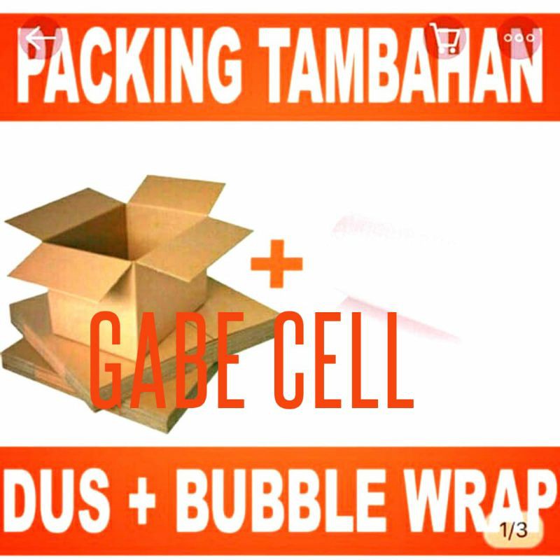 

PAKING TAMBAHAN EXTRA TERMASUK BUBLE WARP DAN KARDUS BUBBLE PACKING TEBAL