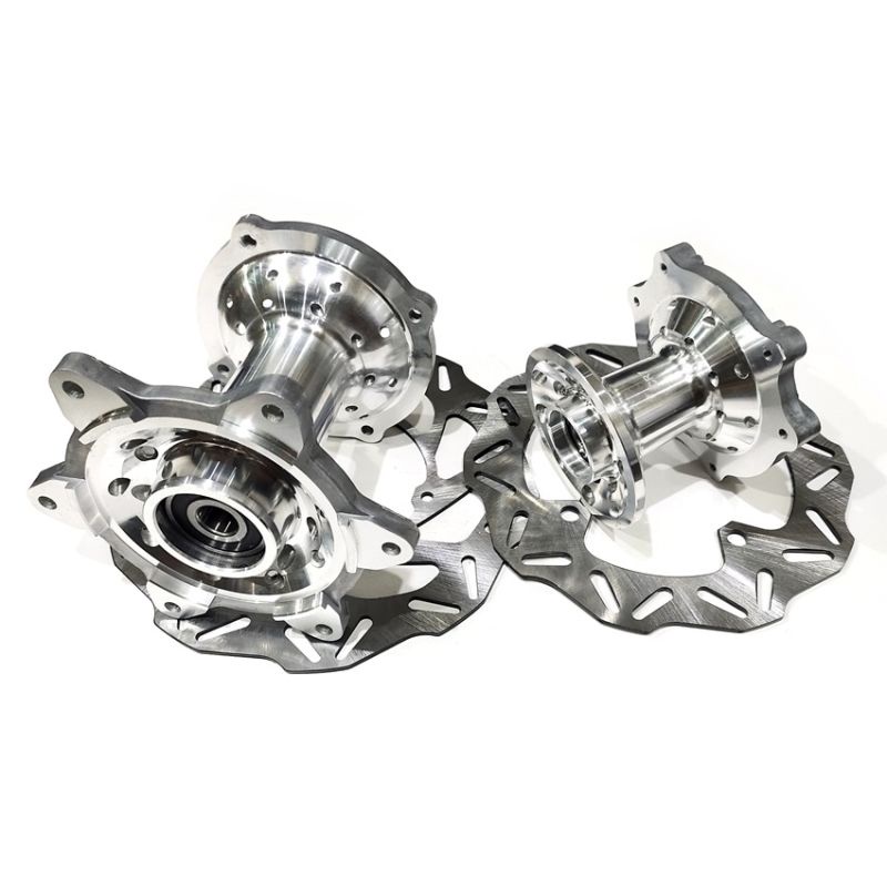 TROMOL SET DEPAN BELAKANG CR7 SILVER + PIRINGAN HONDA CRF 150