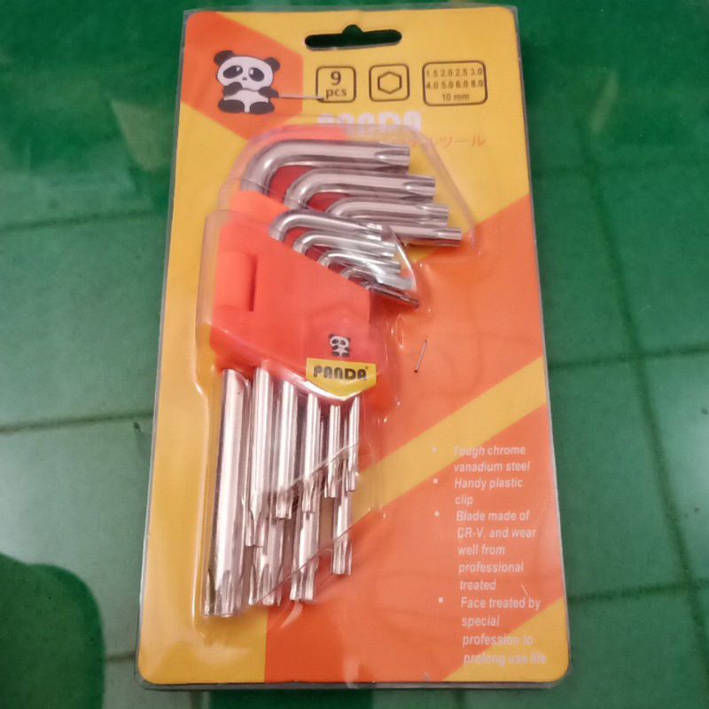 kunci L bunga pendek panda