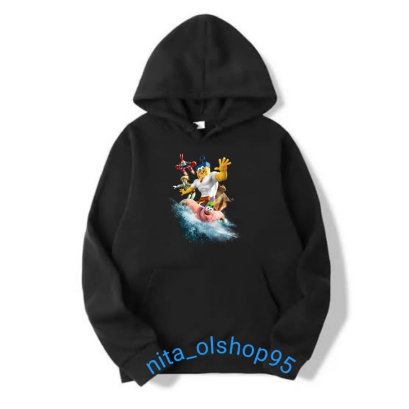 Hoodie Spongebob sweater hoodie anak Spongebob the movie