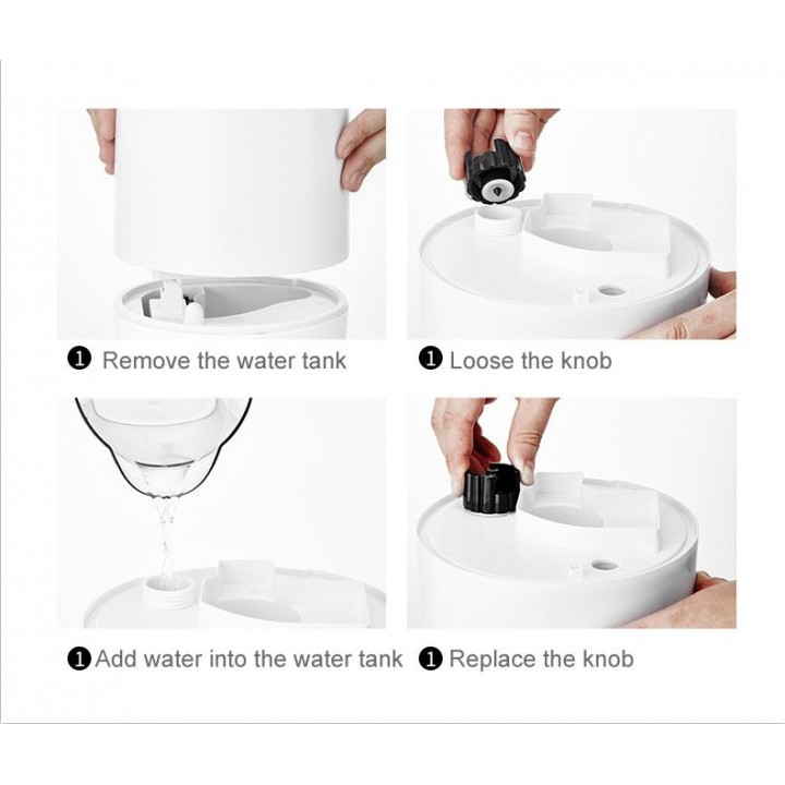 X06 - GXZ Remote Control Aroma Diffuser Ultrasonic Humidifier 4L