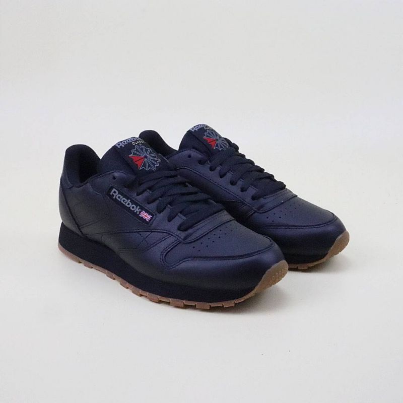 Sepatu Reebok Classic Leather Black Gum