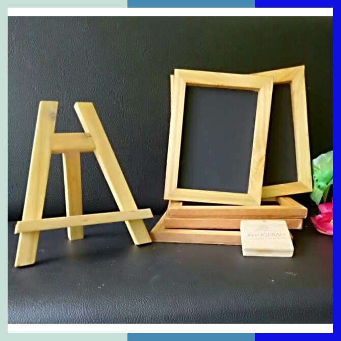 

Standing Mini Chalkboard 15X20Cm Papan Kapur Kecil Blackboard