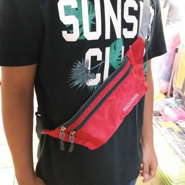 Tas pinggang/selempang pasport/uang (moneybelt)