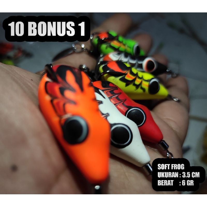 SOFT FROG 3.5 CM UMPAN CASTING GABUS