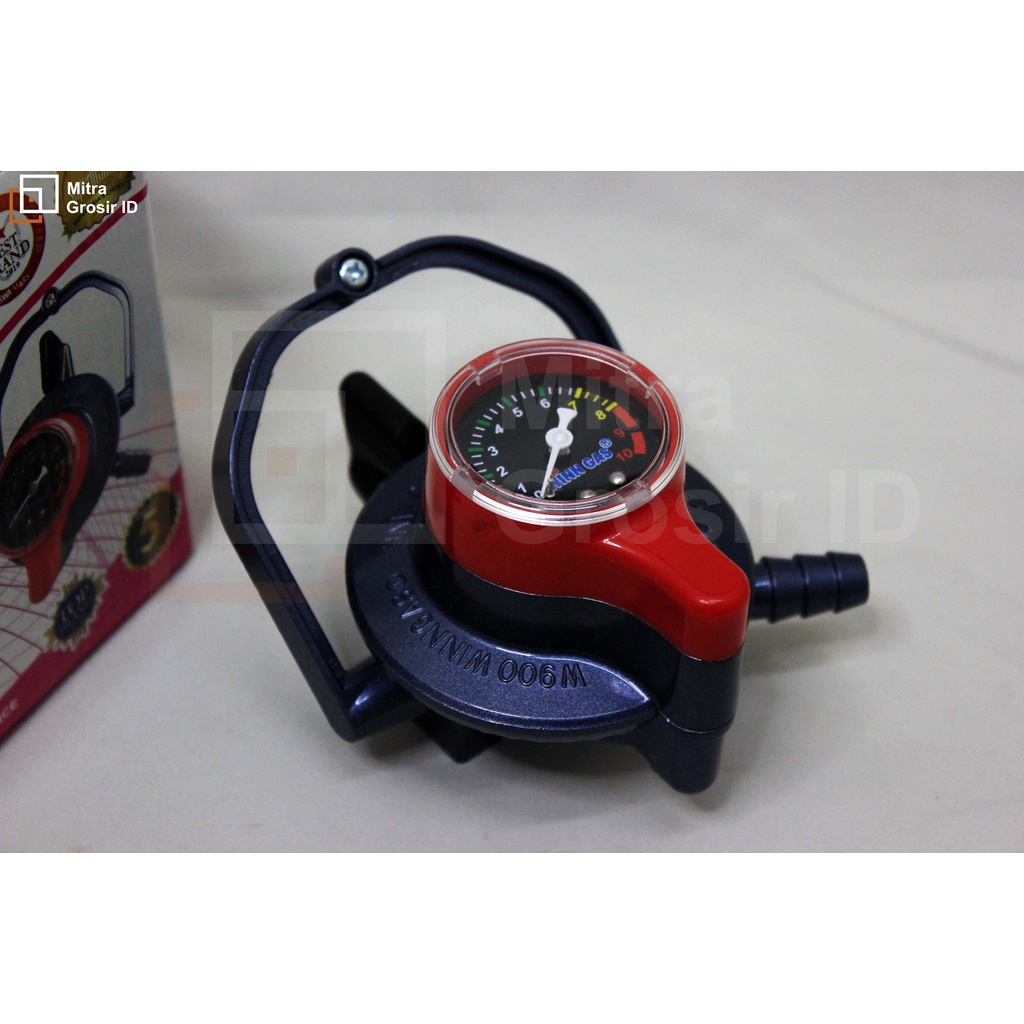 Regulator Winn Gas Tekanan Rendah W900 Pengunci Ganda / Regulator W 900