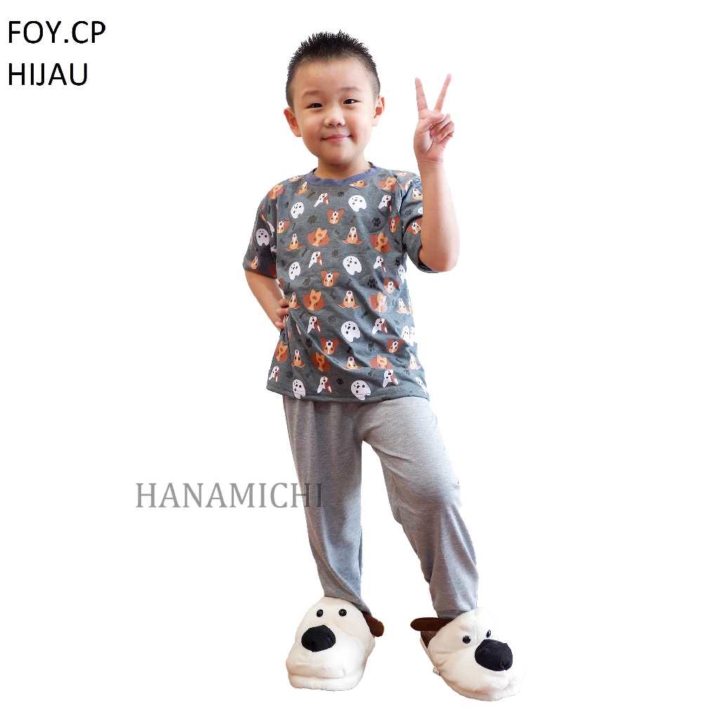 Hanamichi FOY.CP Baju Tidur Anak Lengan Pendek