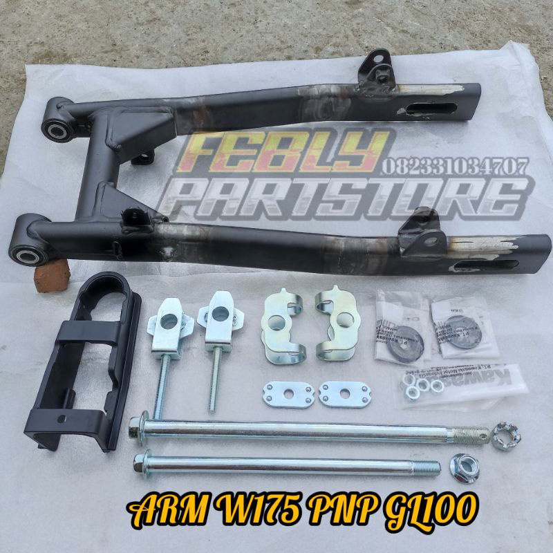 ARM AREM W175 ORIGINAL PNP GL100 GL 100 FULL SET AREM KAWASAKI W175 PNP GL 100 GL100 SET AS RODA AS 