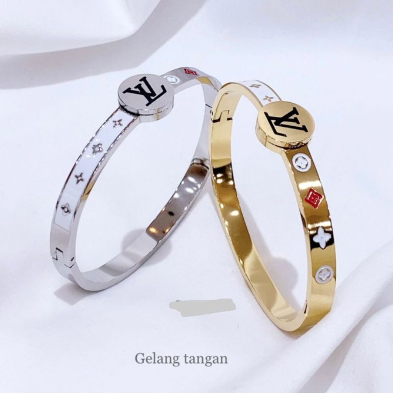 Gelang Titanium asli Premium Quality Anti karat Gelang Titanium Bracelet Stainless Steel 938