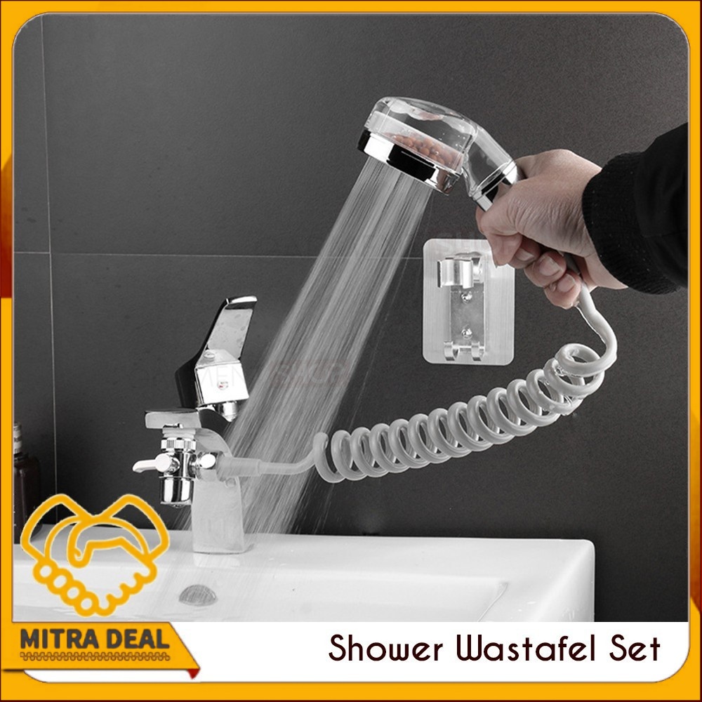 [COD] Shower Kamar Mandi Kran Selang Air Wastafel Dapur Set Cuci Rambut Tangan Piring
