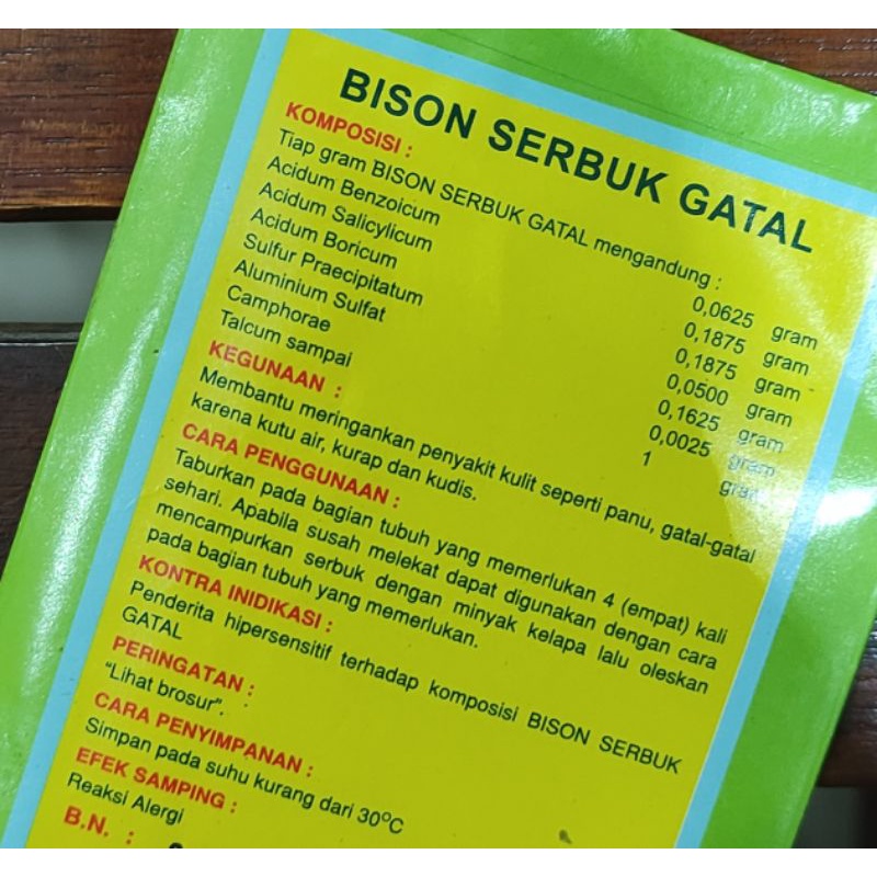 Serbuk Bison Gatal / Panu / Gatal-Gatal / Kutu Air