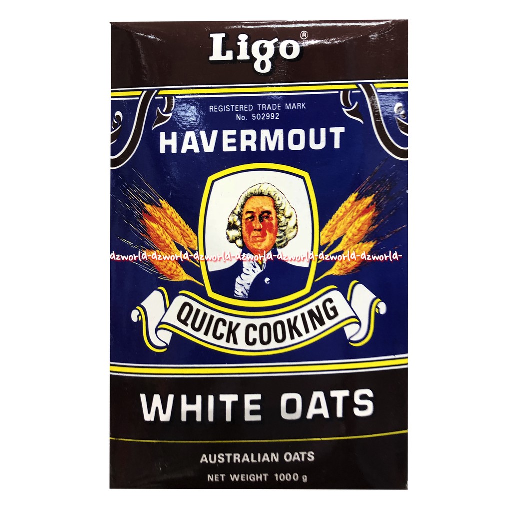 Havermout White Oats Cooking 1000gr Sereal Hafermot Ligo Oatmeal Organik Cereal Instan Sereal