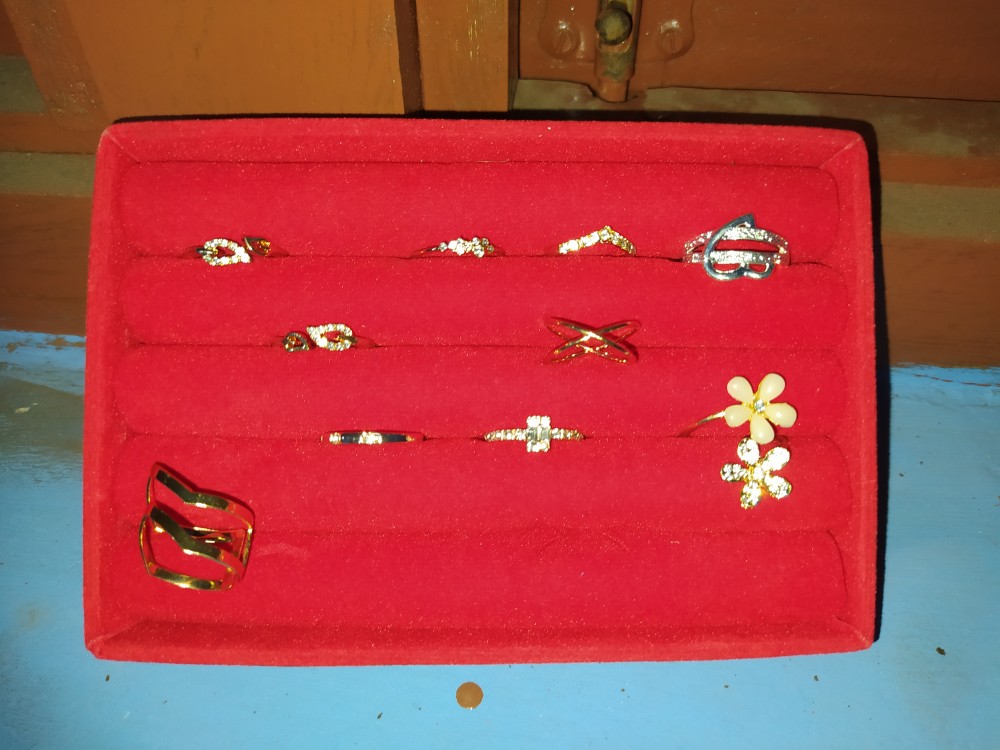 Stand Holder Display Anting Bahan Plastik Dengan 48 Lubang