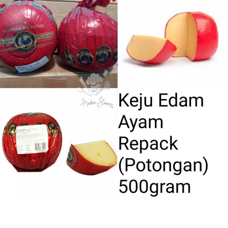 Jual Keju Edam Ayam Emas 500Gr Keju Bola Cap Ayam Emas/Edam Cheese Ball ...