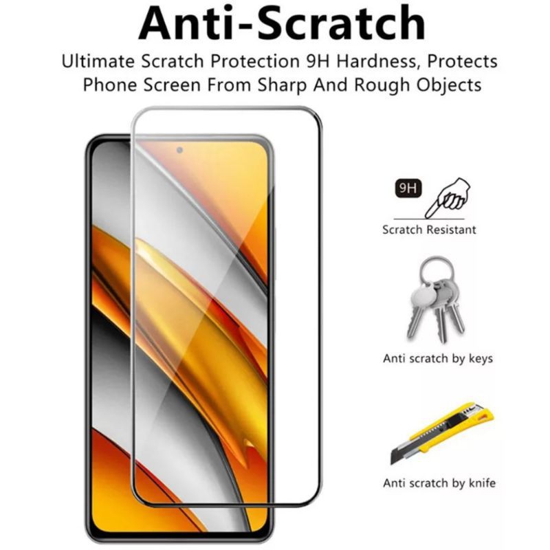 TEMPERGLASS XIAOMI POCO F3 FULL COVER 3D SCREEN PROTECTOR TEMPERED GLASS