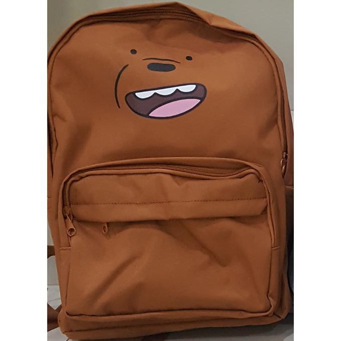 MINISO Tas Ransel Karakter We Bare Bears - Grizzly