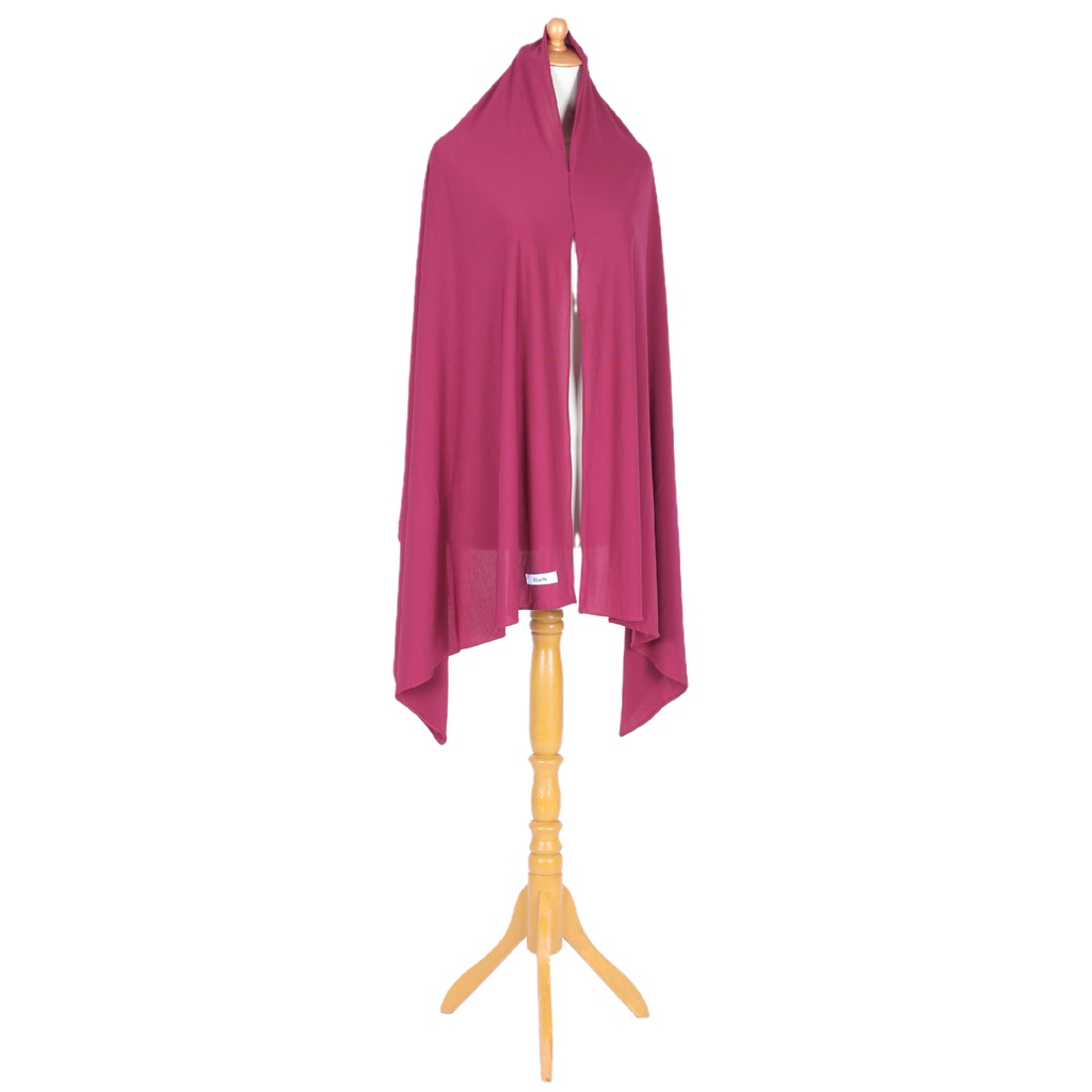 Eksklusif Pashmina Instan Jersey Mahreen Shawl-Maroon