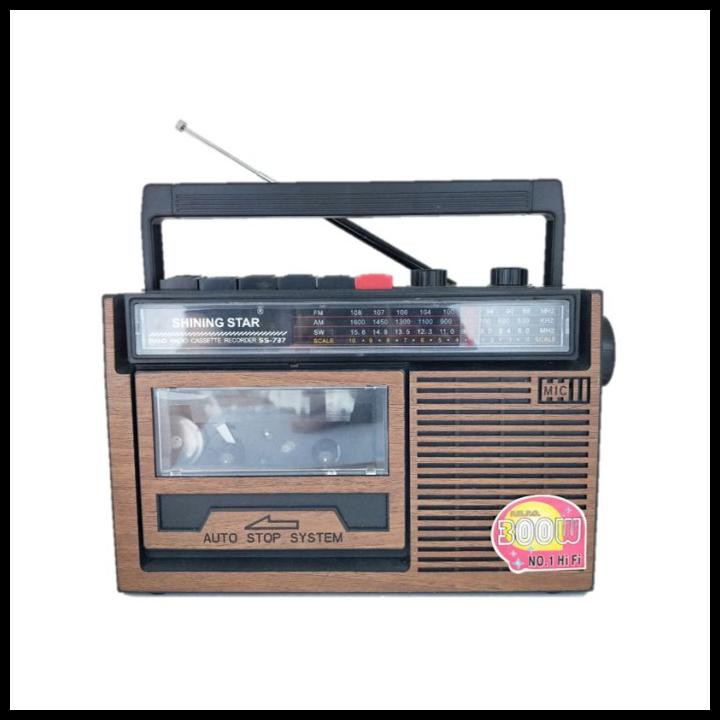 Radio Portable Fm Am Sw Radio Tape Pemutar Kaset Pita Cassette Player