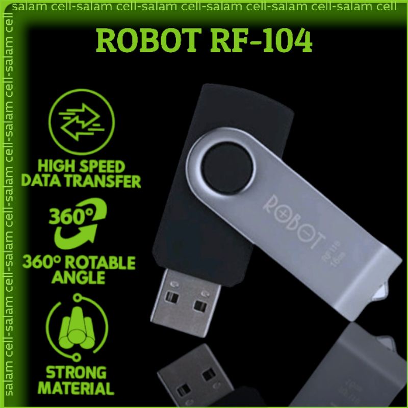 Flashdisk ROBOT RF104 4GB Flashdisk FlashDrive USB Drive Original Garansi