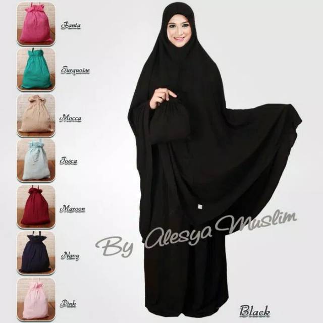 Mukena katun rayon polos
