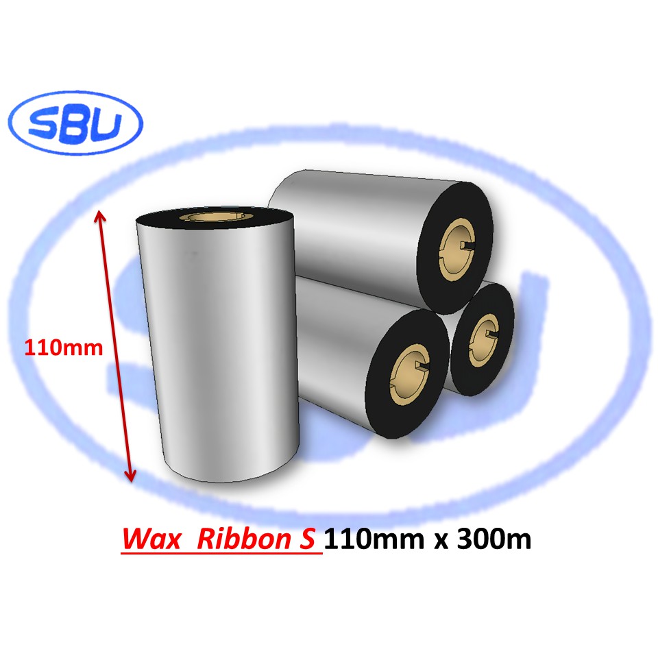

Wax Ribbon Silver 110mm x 300m "Murah & Berkualitas