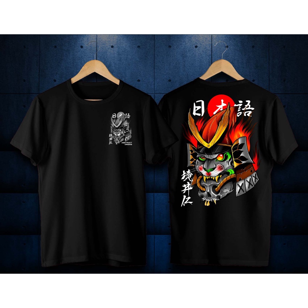 T-Shirt pria / baju kaos japan / baju kaos tengkorak / baju kaos logo pedang / baju kaos motif tengk