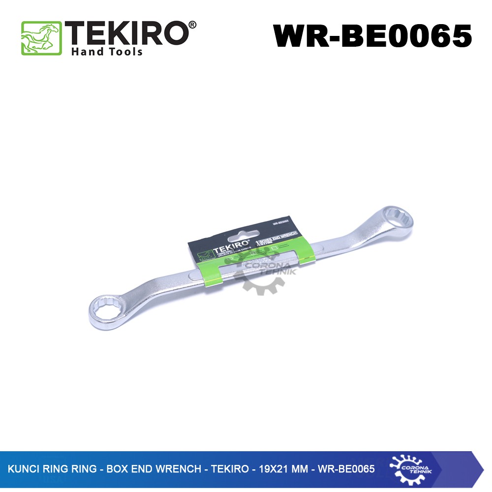 WR-BE0065 - Kunci Ring Ring - Box End Wrench - Tekiro - 19x21 mm