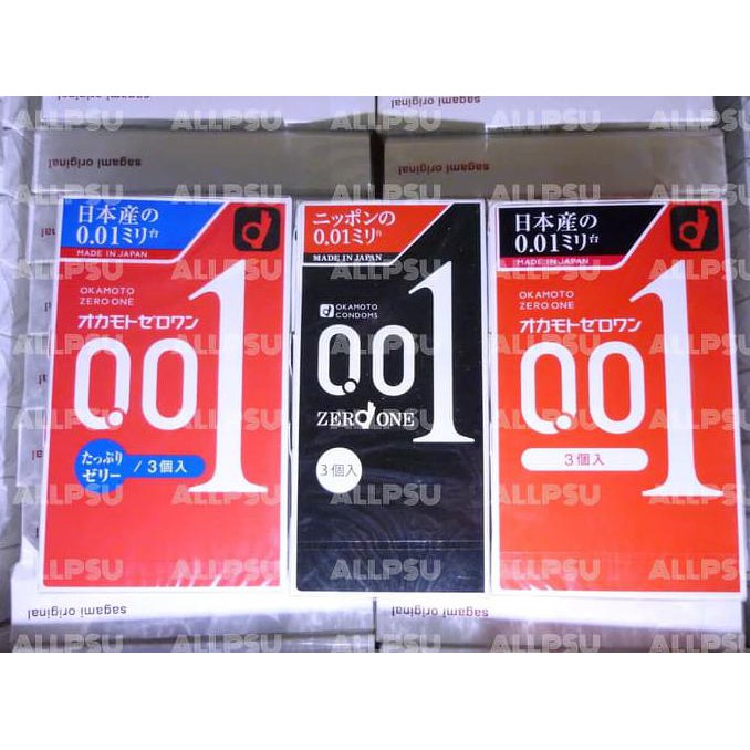 Barang Terbaru Bundle Okamoto Zero One Series 001 0.01 Plenty Jelly Black Limited Red BARANG BAGUS
