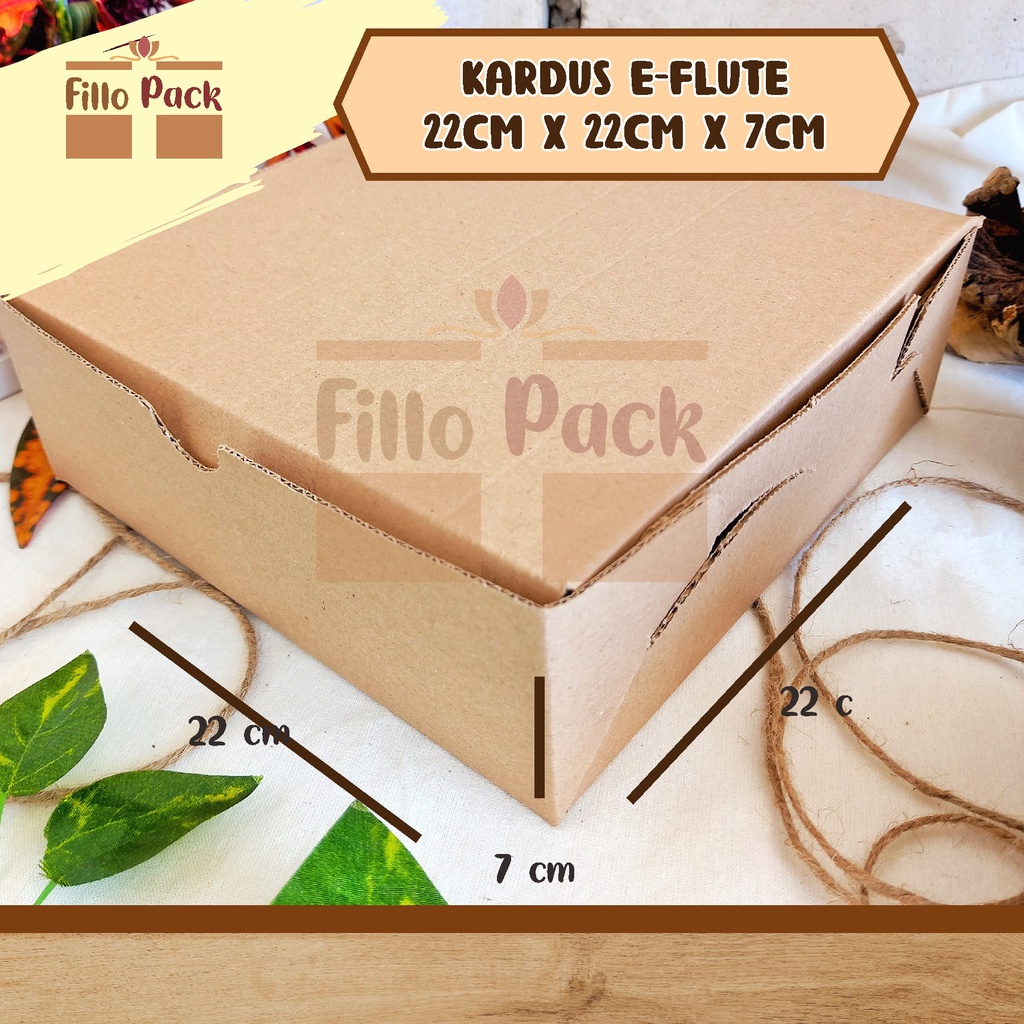 

kardus e-flute 22x22x7 tebal 1,5mm/kardus hampers coklat/kardus packaging olshop/kardus kado coklat/kardus nasi