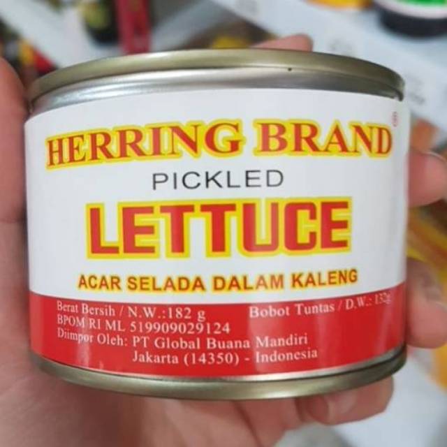 

Narcissus / Herring Brand / SU / TTS Pickled Lettuce 198 gr Acar Selada Dalam Kaleng