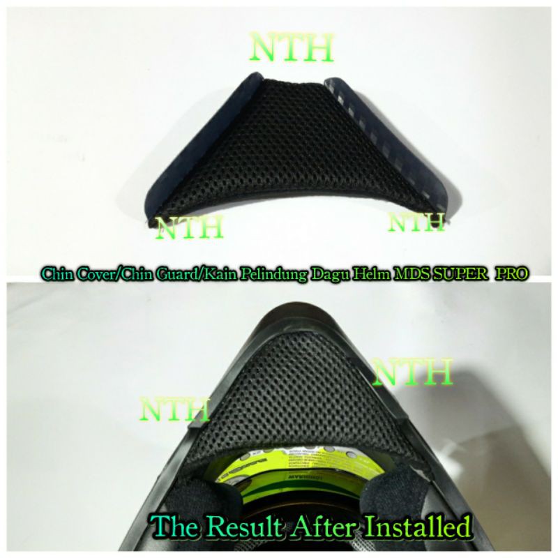 Chin Cover Chin Guard Helm MDS Super Pro Super Moto.Kain Pelindung Dagu Helm MDS Super Pro