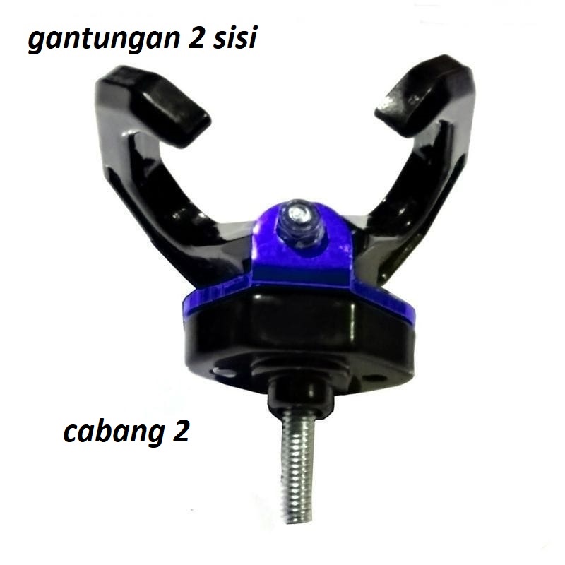 gantungan barang 2cabang gantungan barang 2 in 1 motor gantungan nmax vario beat lexy aerox scoopy mio soul dll  universal