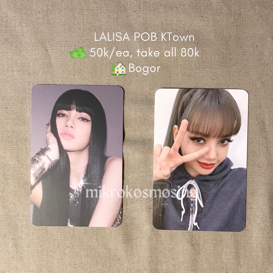 [READY INA] Blackpink: Lisa - Lalisa POB Ktown