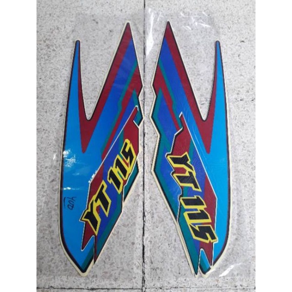 STRIPING STANDAR MOTOR YAMAHA YT 115 STIKER YAMAHA YT 115 READY STOK YT115