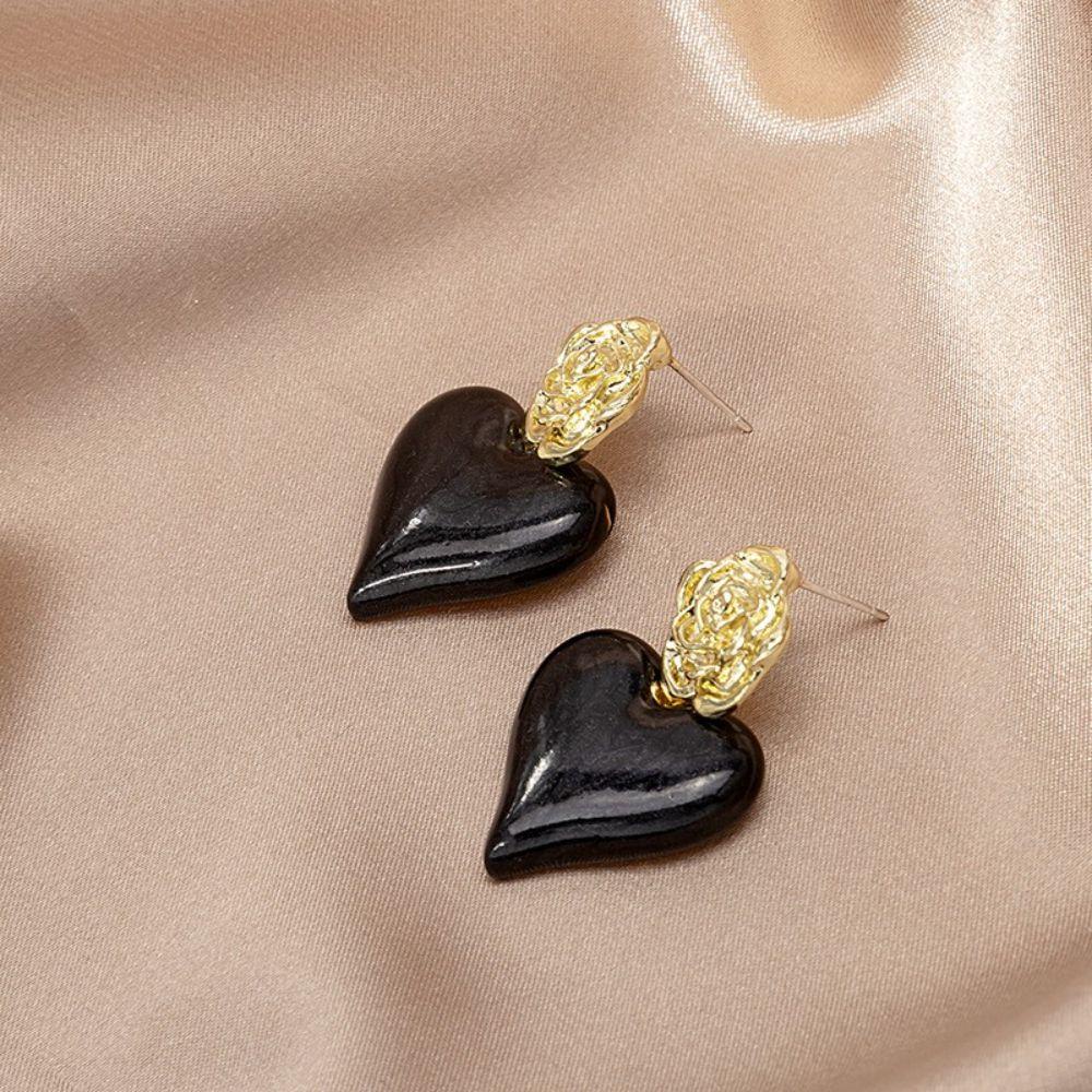 Mxbeauty Wanita Stud Anting Kreatif Cahaya Mewah Fashion Cocok Perhiasan Telinga Aksesoris Telinga Temperamen Mawar Telinga Studs