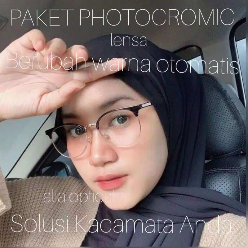 Kacamata Murah Paket Photocromic Antiradiasi Minus [6214]