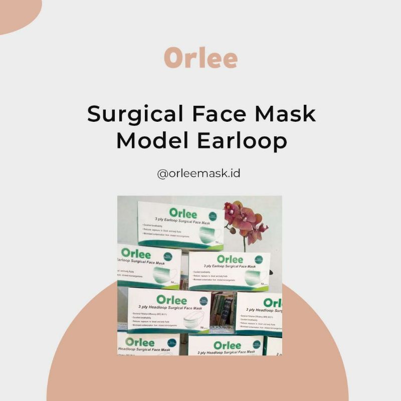 masker medis 3 orlee