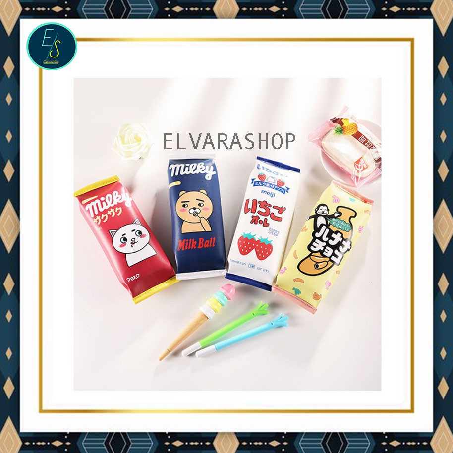 

elvarashop-Tempat Pensil Banana Meiji / Tempat Pensil Anak Banana Meiji/Pouch HJ97