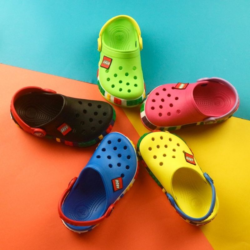 Sandal Anak Crocs Lego / Sandal Crocs Anak Lego / Sandal Anak / Sandal Crocs Unisex / Crocs / Crocs Lego