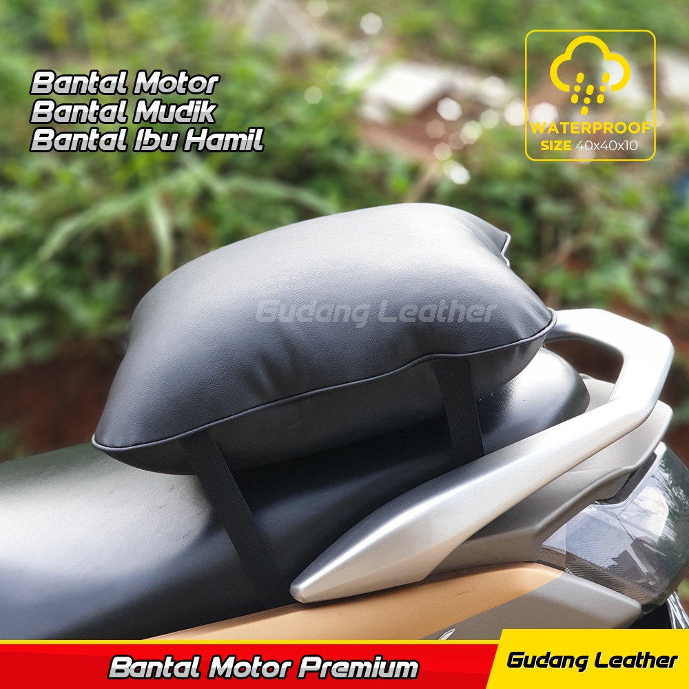 Bantal Motor Premium Empuk dan Anti air - Warna Hitam