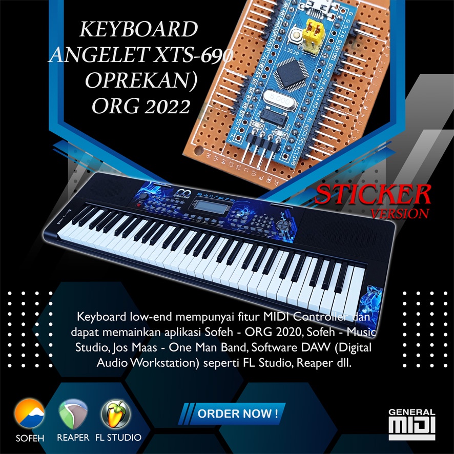 Keyboard Angelet XTS-690 Oprek Oprekan (Modified) ORG 2020-ORG 2025-vArranger