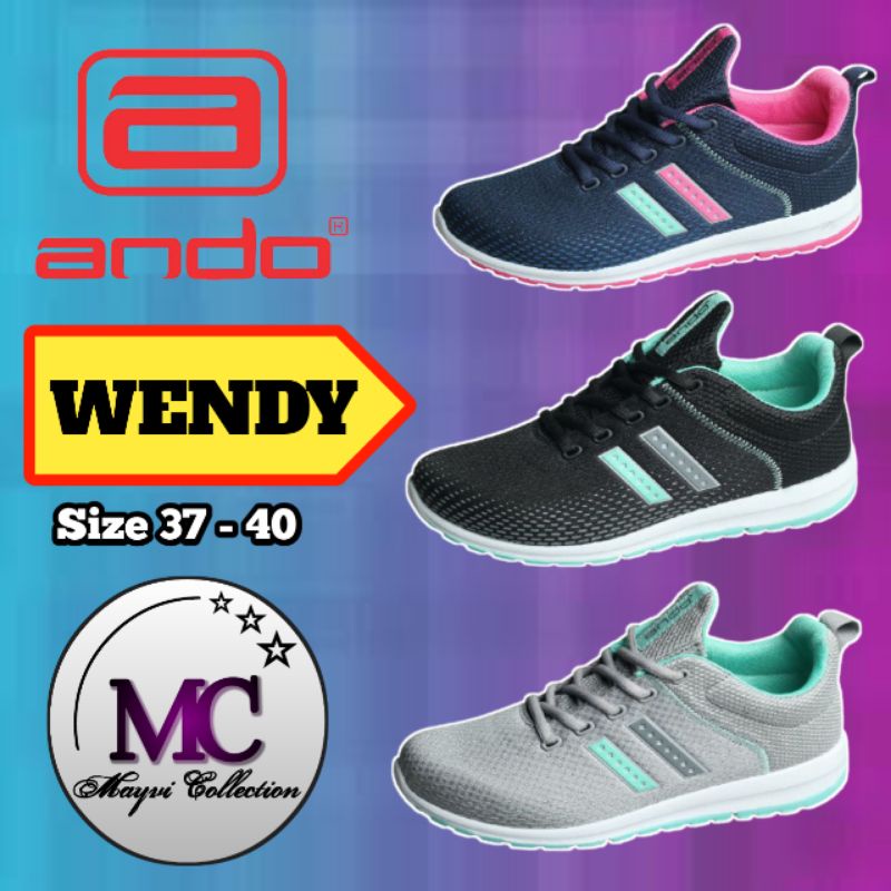 SEPATU ANDO WENDY - SNEAKERS WANITA - SEPATU OLAHRAGA