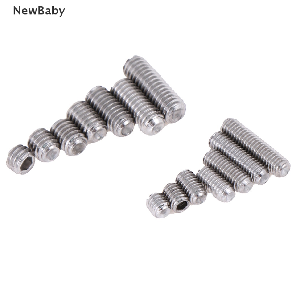 50pcs / Set Soket Hex Bahan Stainless Steel Ukuran M3 M4 2-35mm