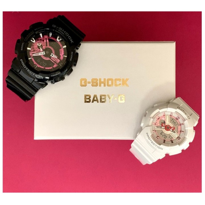 COUPLE CASIO G-SHOCK BABY-G SLV-19A-1ADR JAM TANGAN ORIGINAL ORI BERGARANSI RESMI