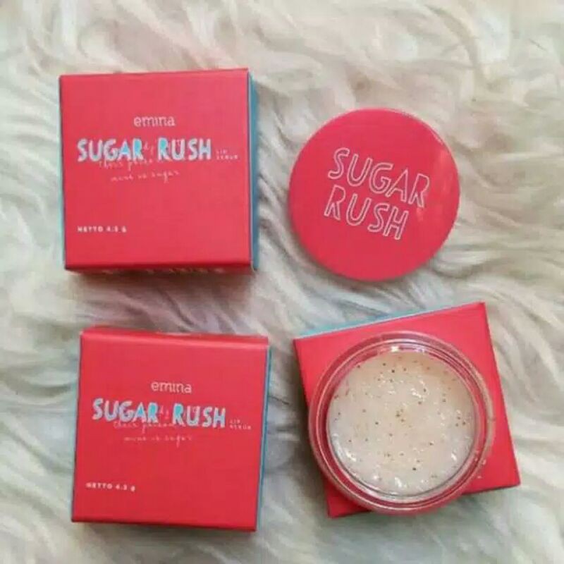 EMINA Lip Scrub Sugar Rush 4,2gr (Scrub Bibir)