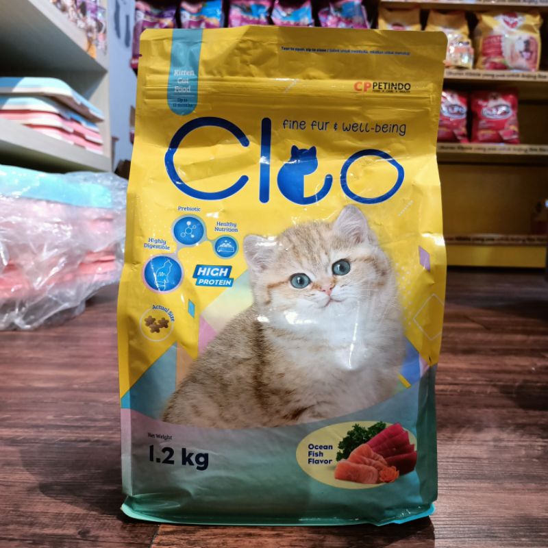 Cleo Cat Food 1.2kg / Kitten - Adult Makanan Kucing Cleo Murah