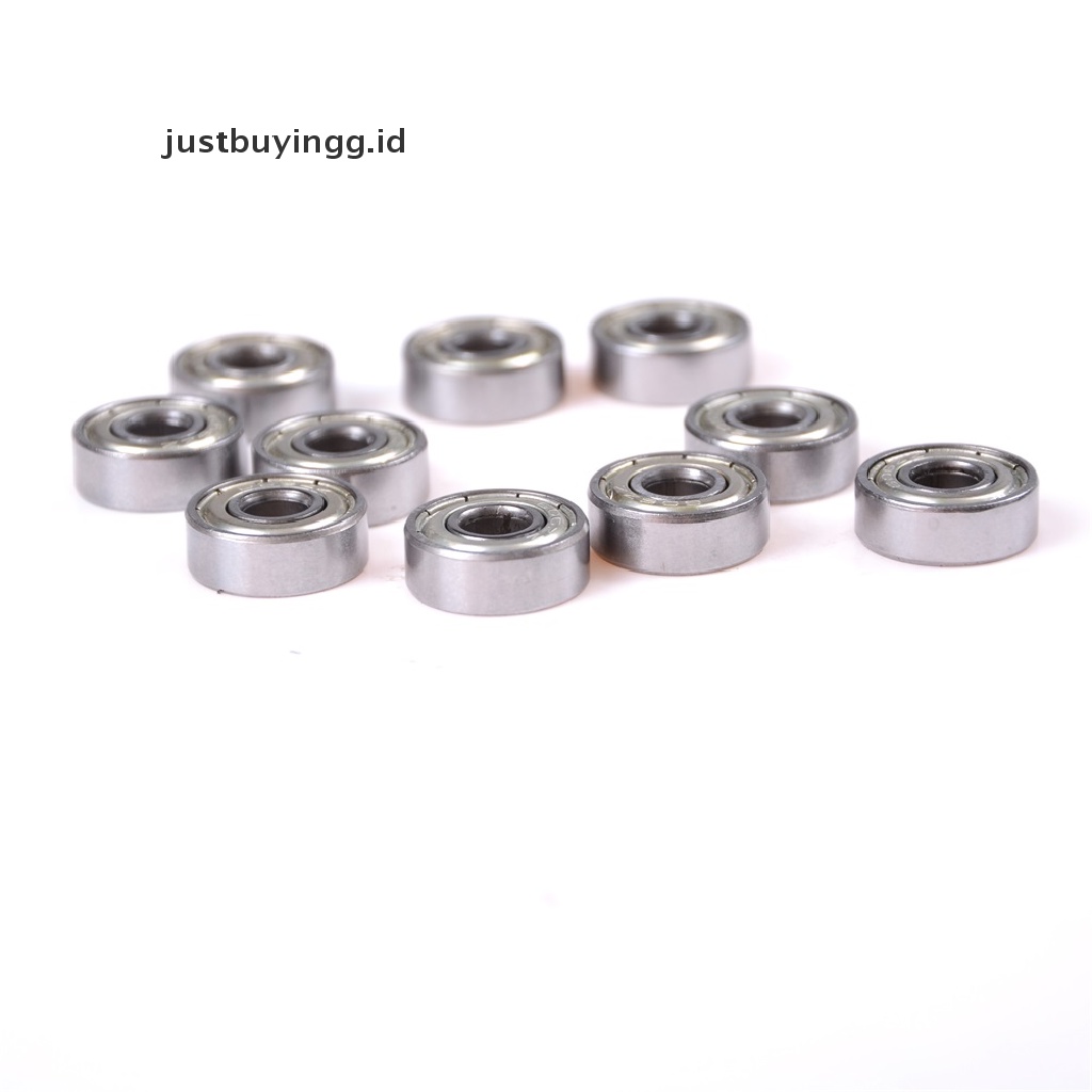 10pcs Bola Bearing Radial 624zz 4mm X 13mm X 5mm 624z Untuk Printer 3d